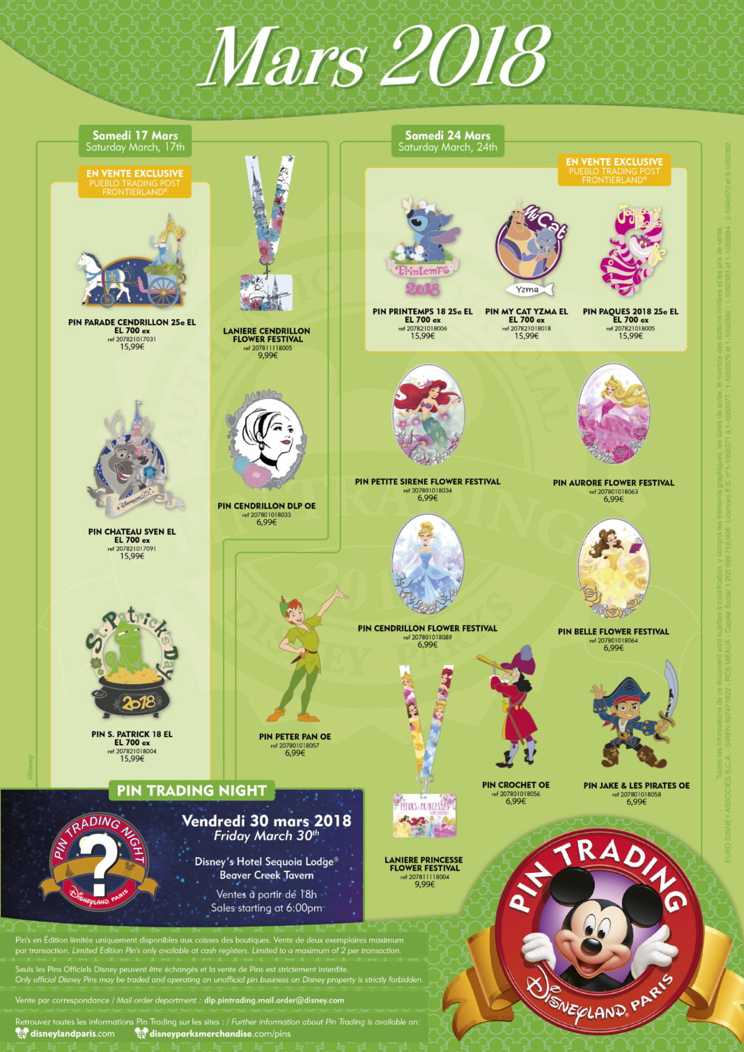 New Pin Release Disneyland Paris March 2018 Travel to the Magic